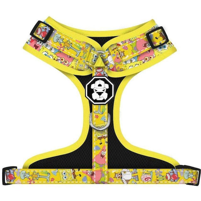 Official Licensed SPONGEBOB X FRESH PAWZ SB&FRIENDS ADJUSTABLE MESH HARNESS