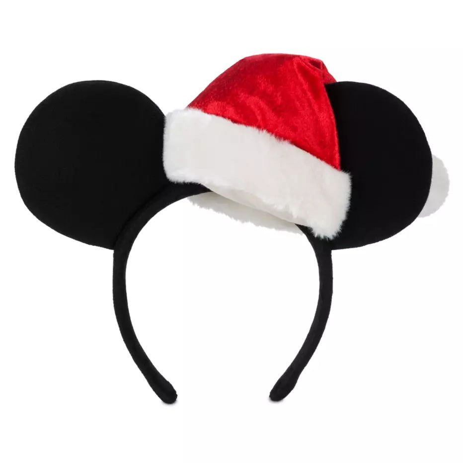 Disney Santa Mickey Mouse Ear Headband