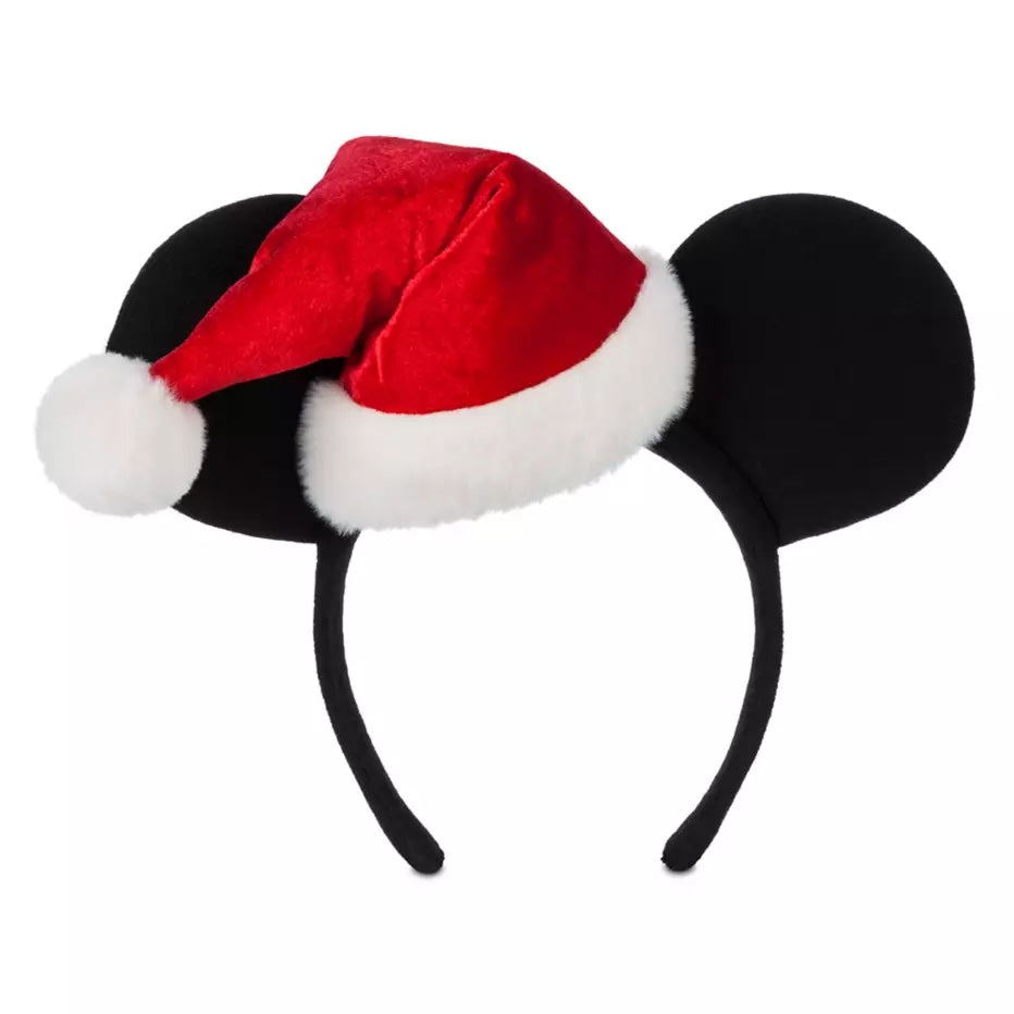 Disney Santa Mickey Mouse Ear Headband