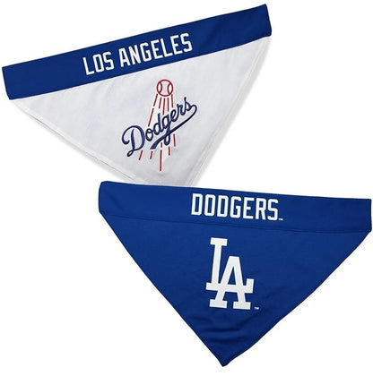 MLB Licensed Los Angeles Dodgers Reversible Dog Bandana