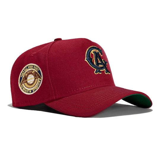 NEW ERA MLB 9FORTY A-FRAME MERLOT LOS ANGELES ANGELS 1967 ALL STAR GAME PATCH SNAPBACK