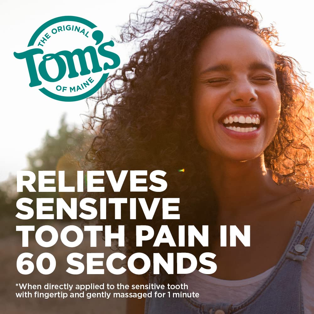 TOM'S OF MAINE FLUORIDE-FREE RAPID RELIEF SENSITIVE TOOTHPASTE 4OZ