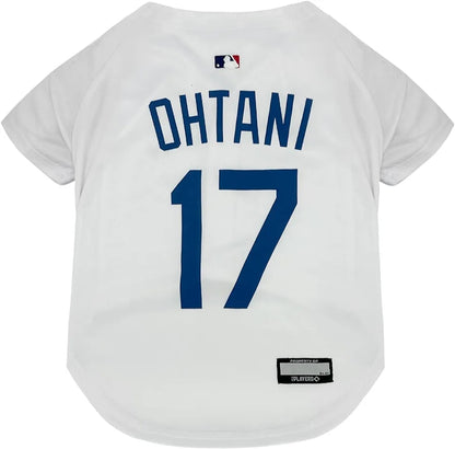 MLB Licensed 大谷翔平 Los Angeles Dodgers Shohei Ohtani Dog&Cat Mesh Jersey