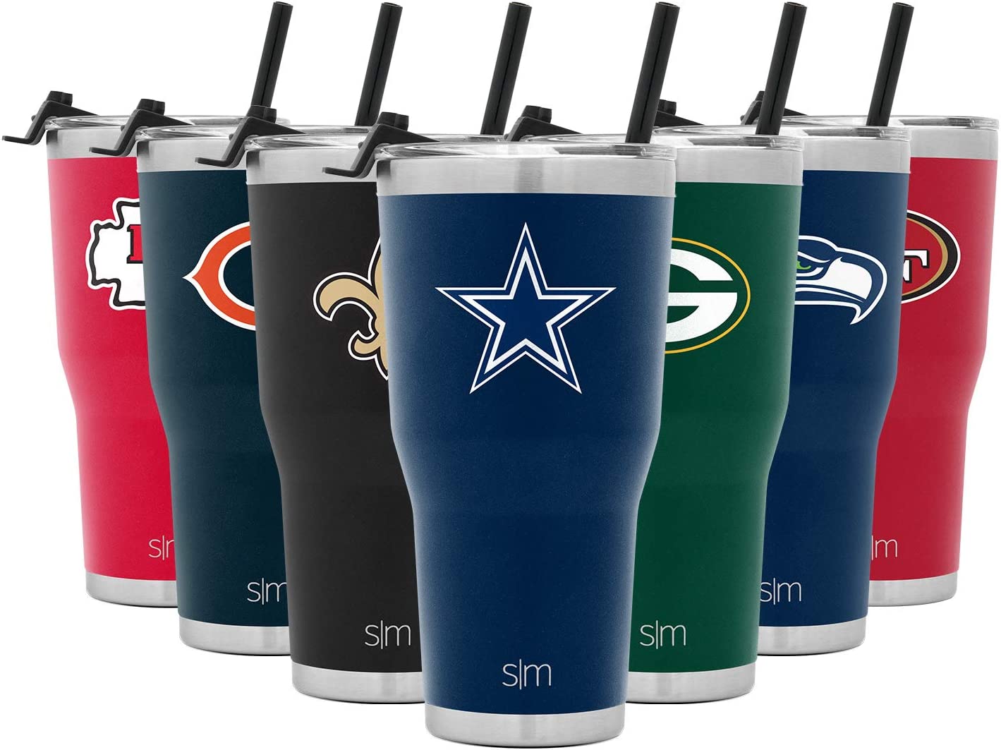 Simple Modern NFL Cruiser Insulated Tumbler with Flip Lid and Straw - 30oz