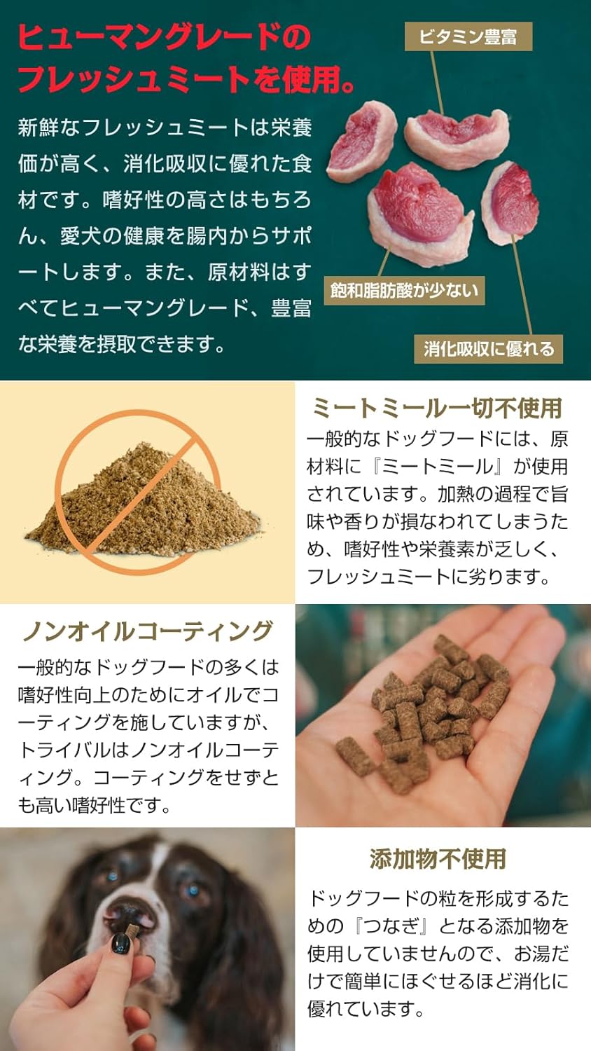 トライバル フレッシュダック スリムキブル 400g TRIBAL ドッグフード グレインフリー