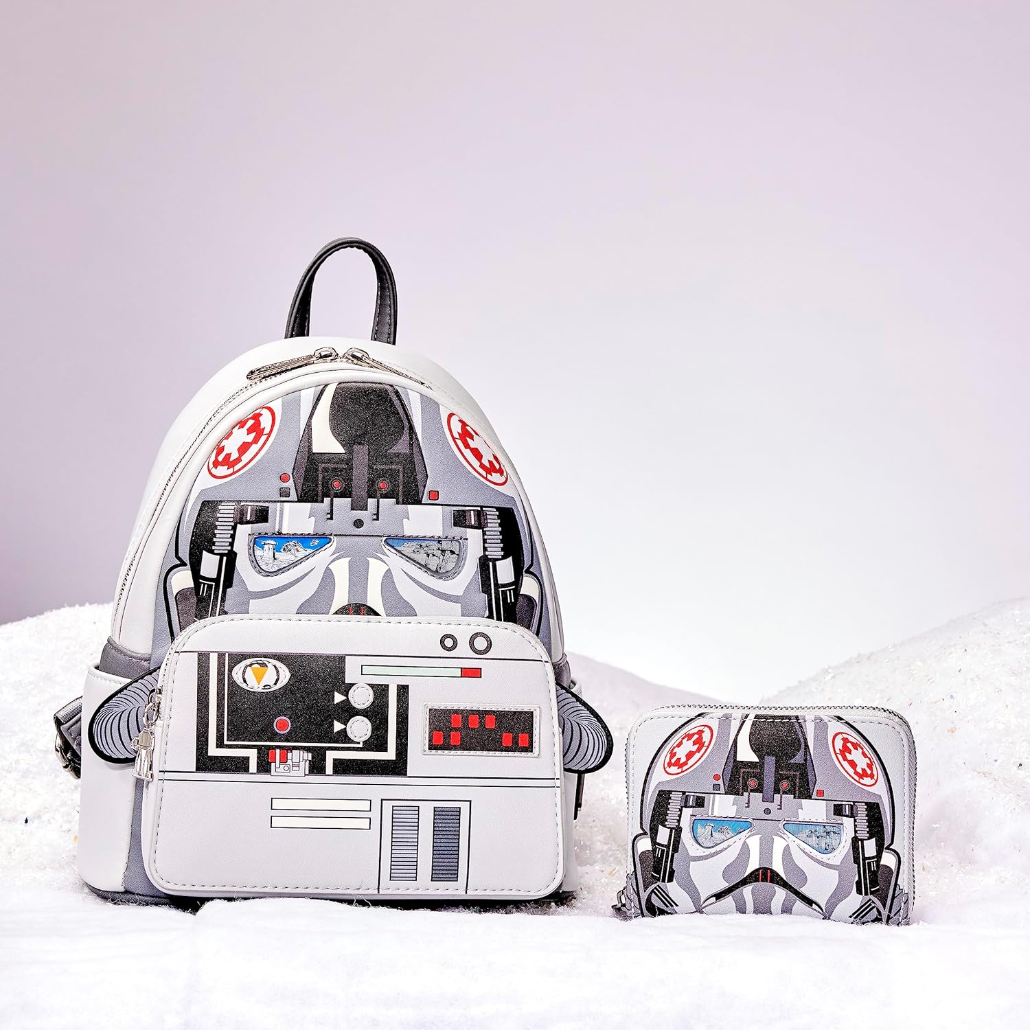 Loungefly Star Wars at-at Lenticular  Mini Backpack