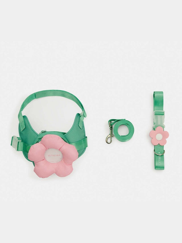 VETRESKA FLORA PET HARNESS BACKPACK WITH LEASH