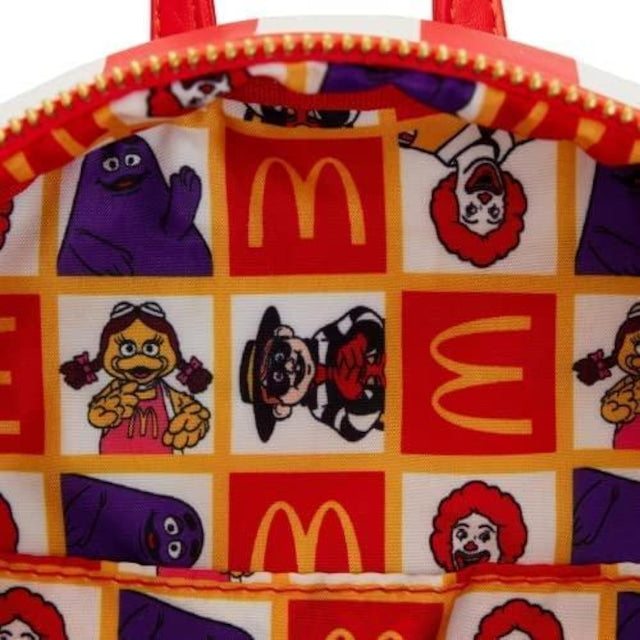 Loungefly McDonald's Ronald McDonald Double Strap Mini Backpack