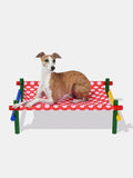 VETRESKA CHROMA ELEVATED PET BED -RED