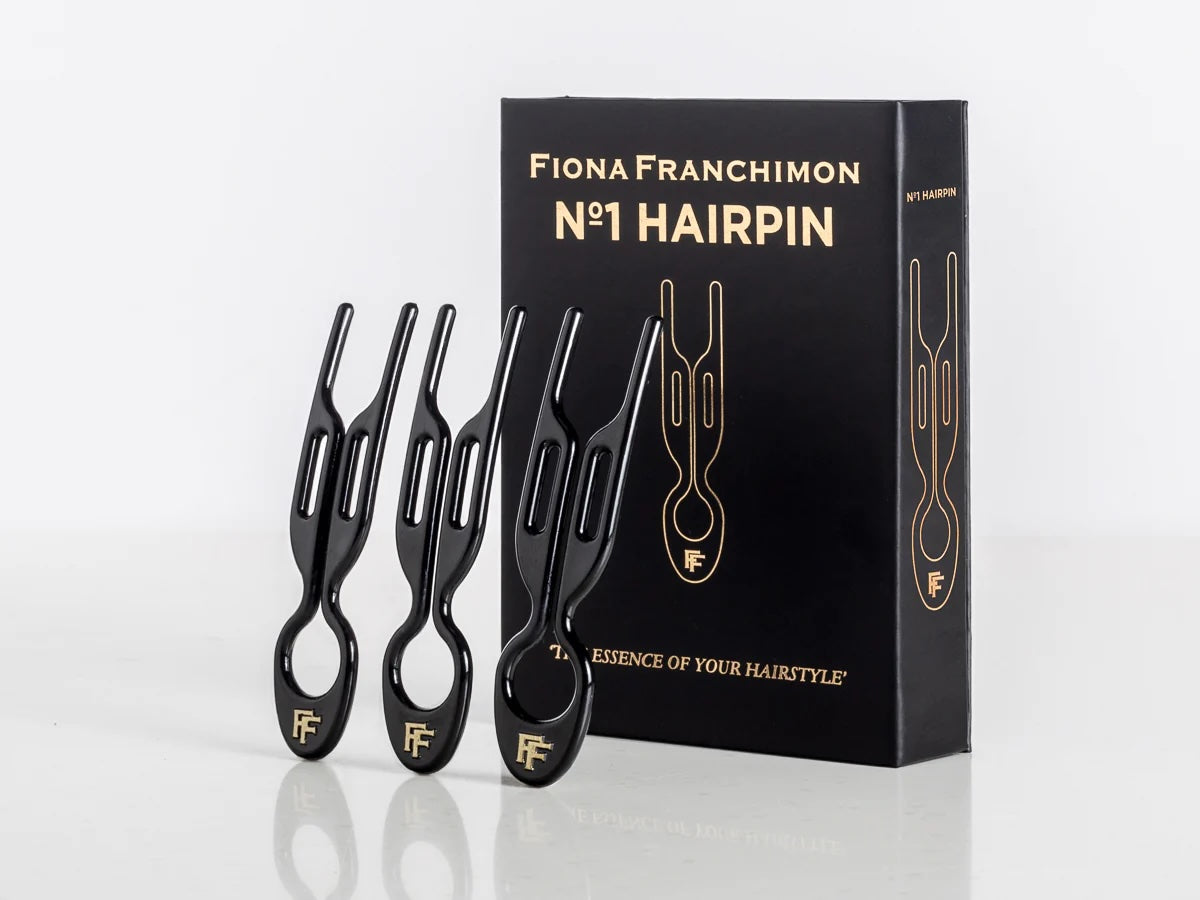 FIONA FRANCHIMON Nº 1 HAIRPIN BLACK 3PC