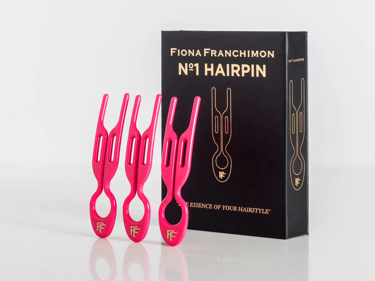 FIONA FRANCHIMON Nº 1 HAIRPIN STRAWBERRY PINK 3PC