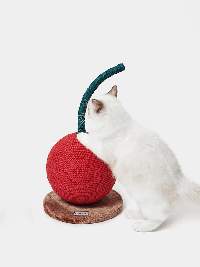 VETRESKA CHERRY CAT SCRATCHING BALL