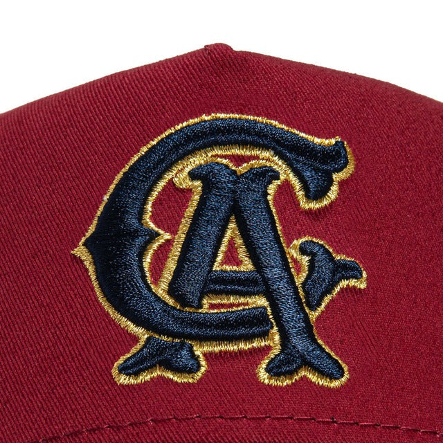 NEW ERA MLB 9FORTY A-FRAME MERLOT LOS ANGELES ANGELS 1967 ALL STAR GAME PATCH SNAPBACK