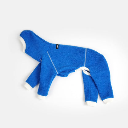 hosh Racer Fleece Romper Blue