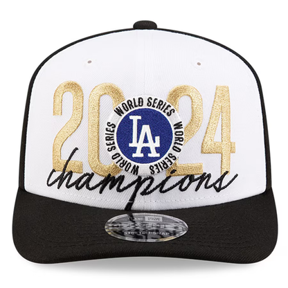 NEW ERA 9SEVENTY MLB  LOS ANGELES DODGERS 2024 WS CHAMPIONS LOCKER ROOM STRETCH SNAPBACK