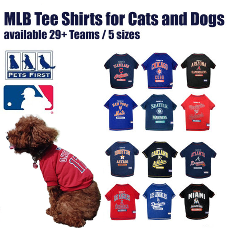 MLB Licensed Team Logo A-M Dog&Cat TShirt